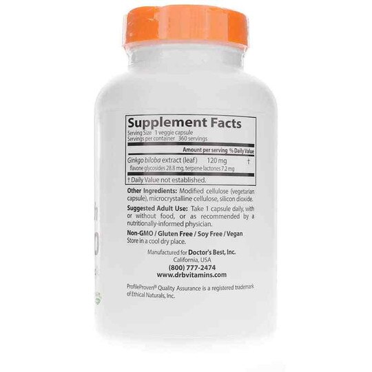 Extra Strength Ginkgo 120 Mg, DRB